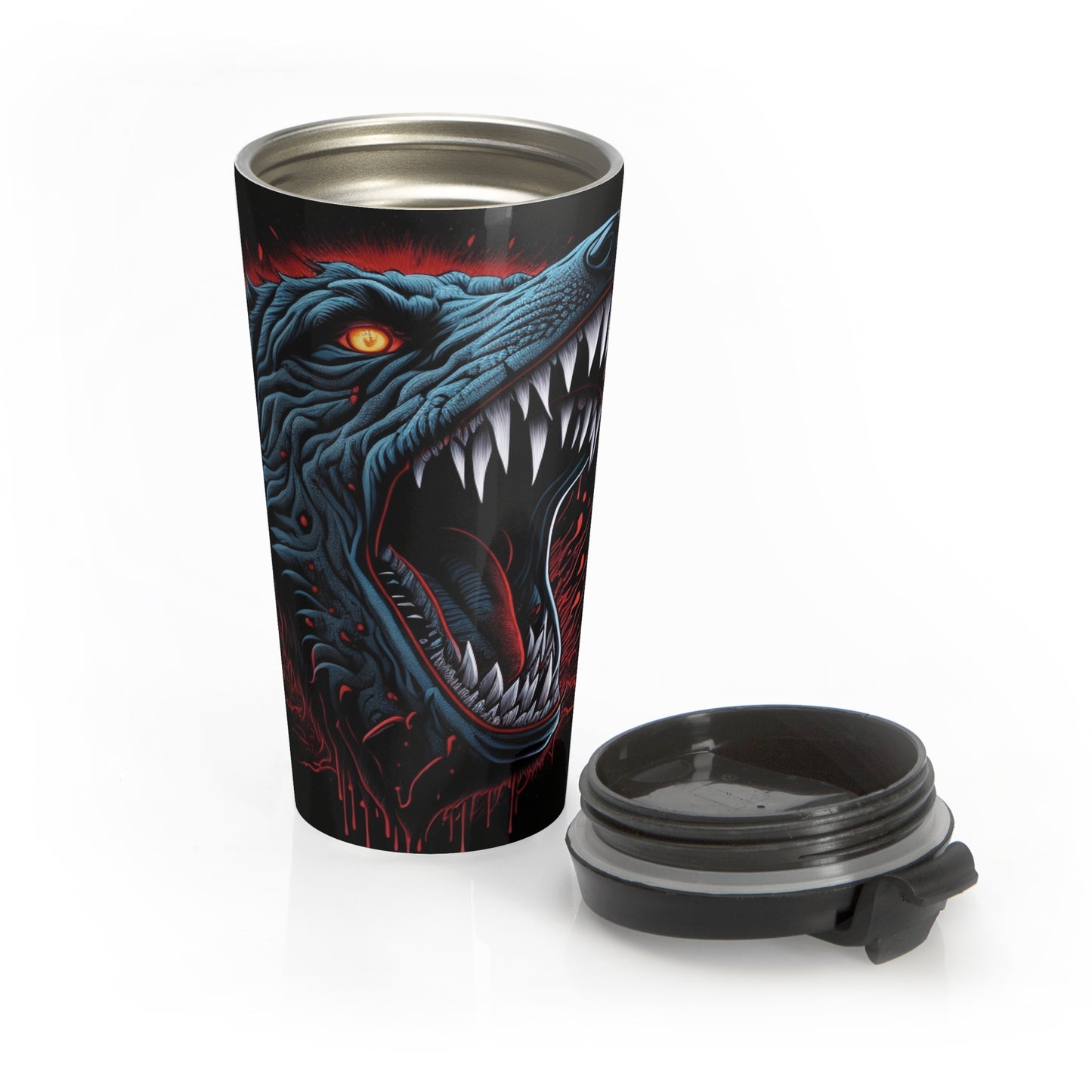 Howling Beast Stainless Steel Travel Mug – 15oz