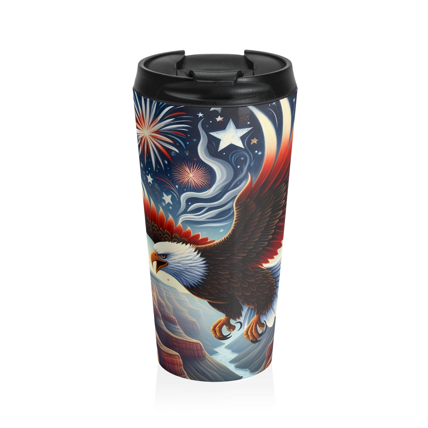 Freedom Flight Mug – 15oz Stainless Steel Travel Cup