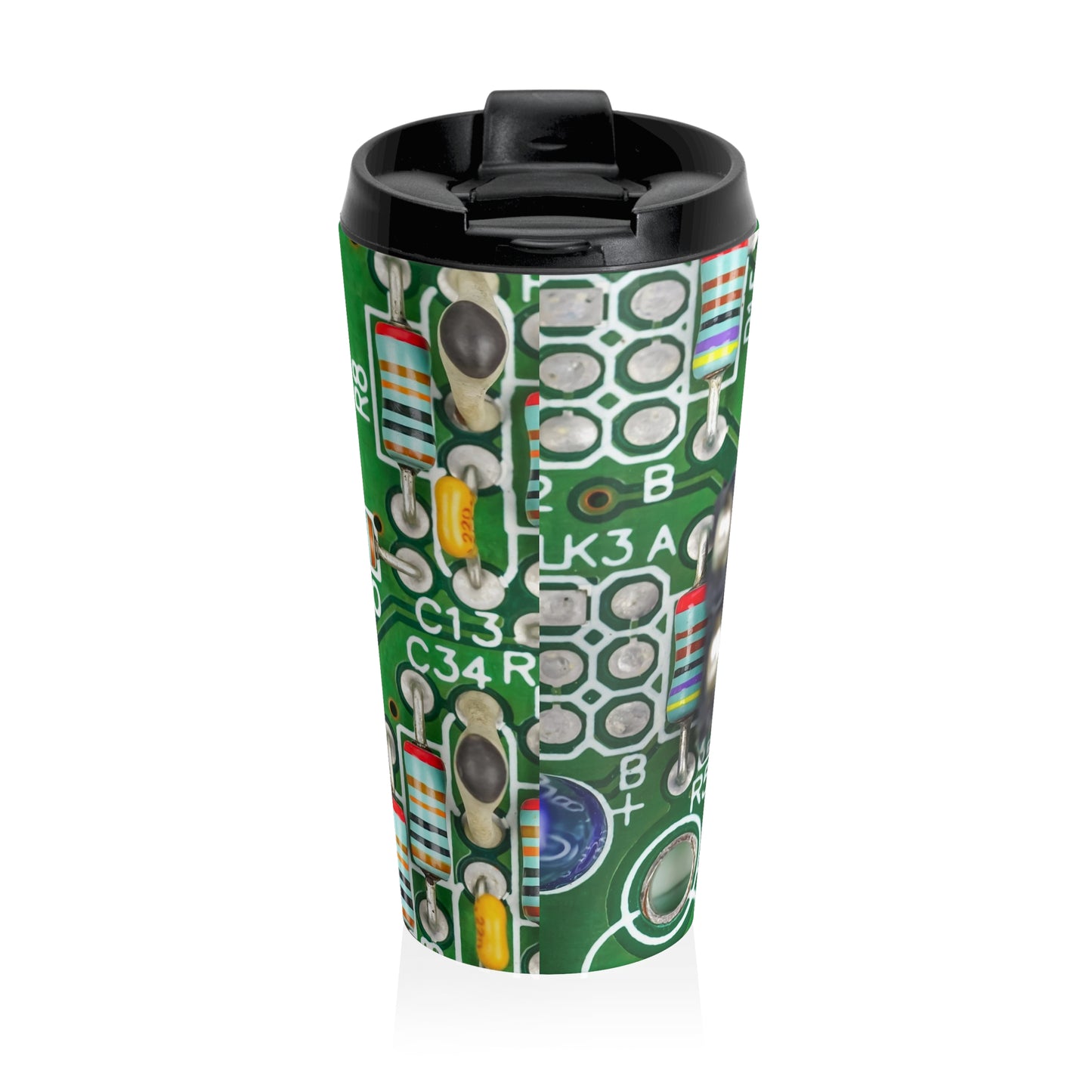 Tech Circuit Mug – 15oz Stainless Steel Travel Cup
