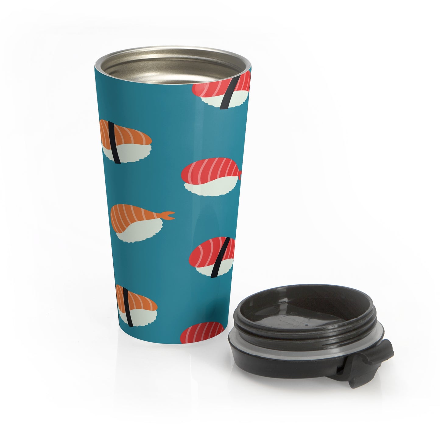 Nigiri Sushi Pattern Travel Mug