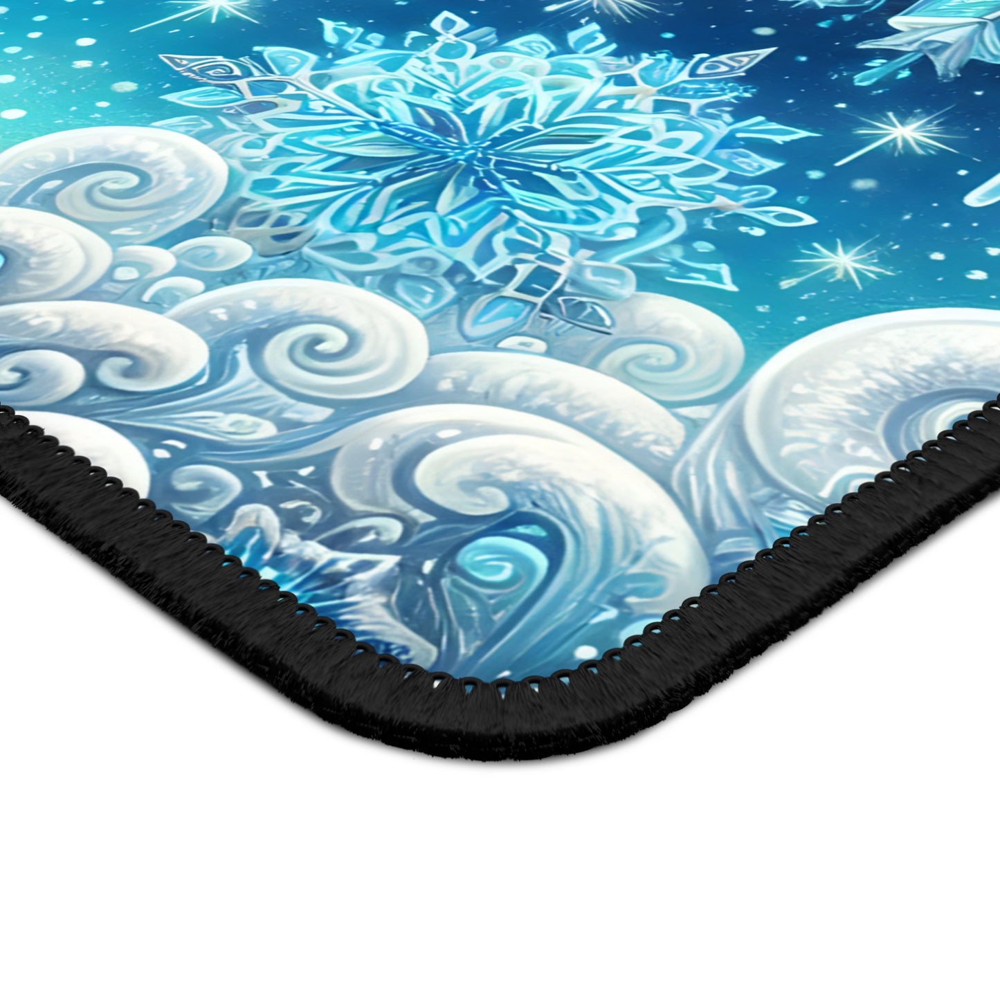 Frostfall Snowflake Mouse Pad