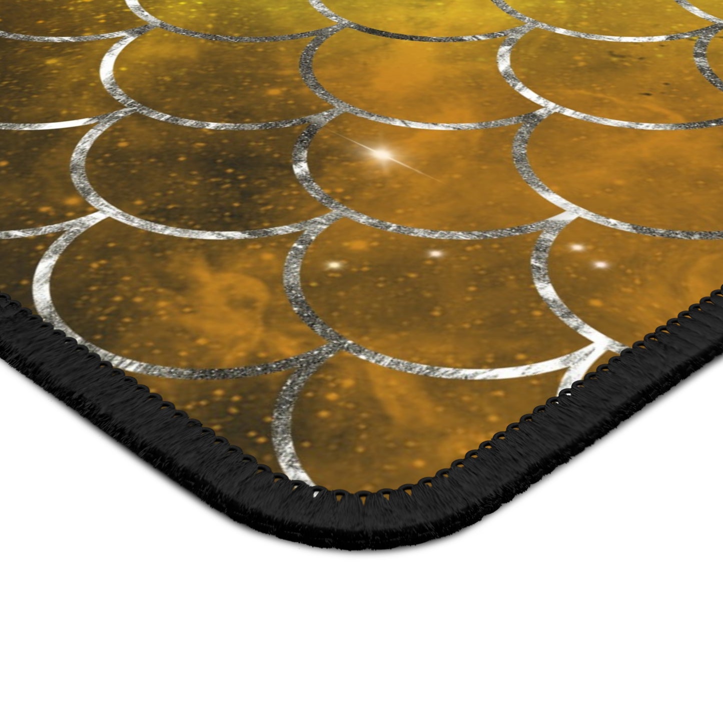 Cosmic Mermaid Scales Mouse Pad
