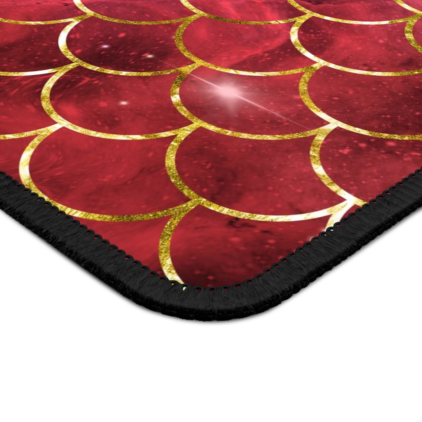 Cosmic Mermaid Scales Mouse Pad