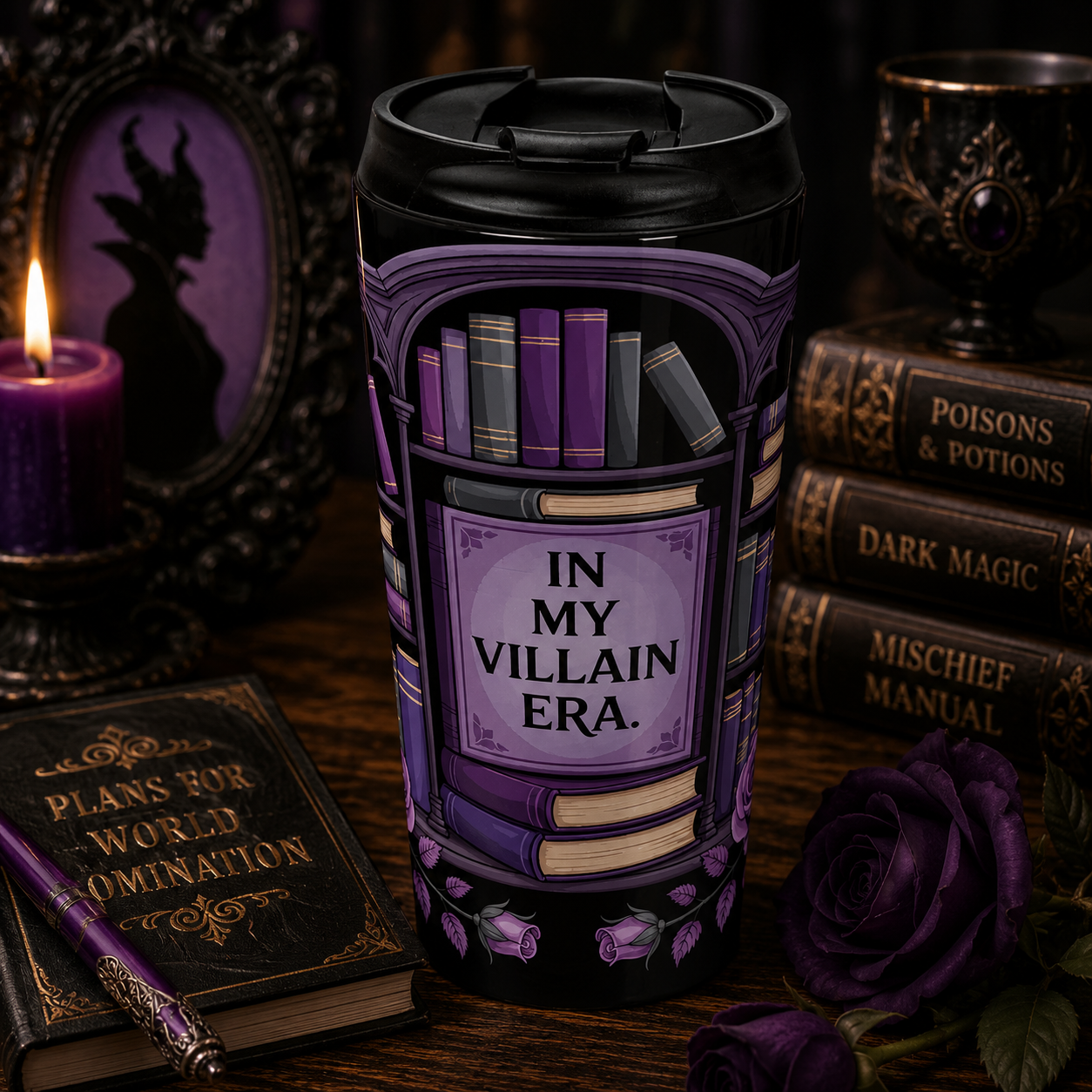 In My Villain Era Stainless Steel Travel Mug (15oz)