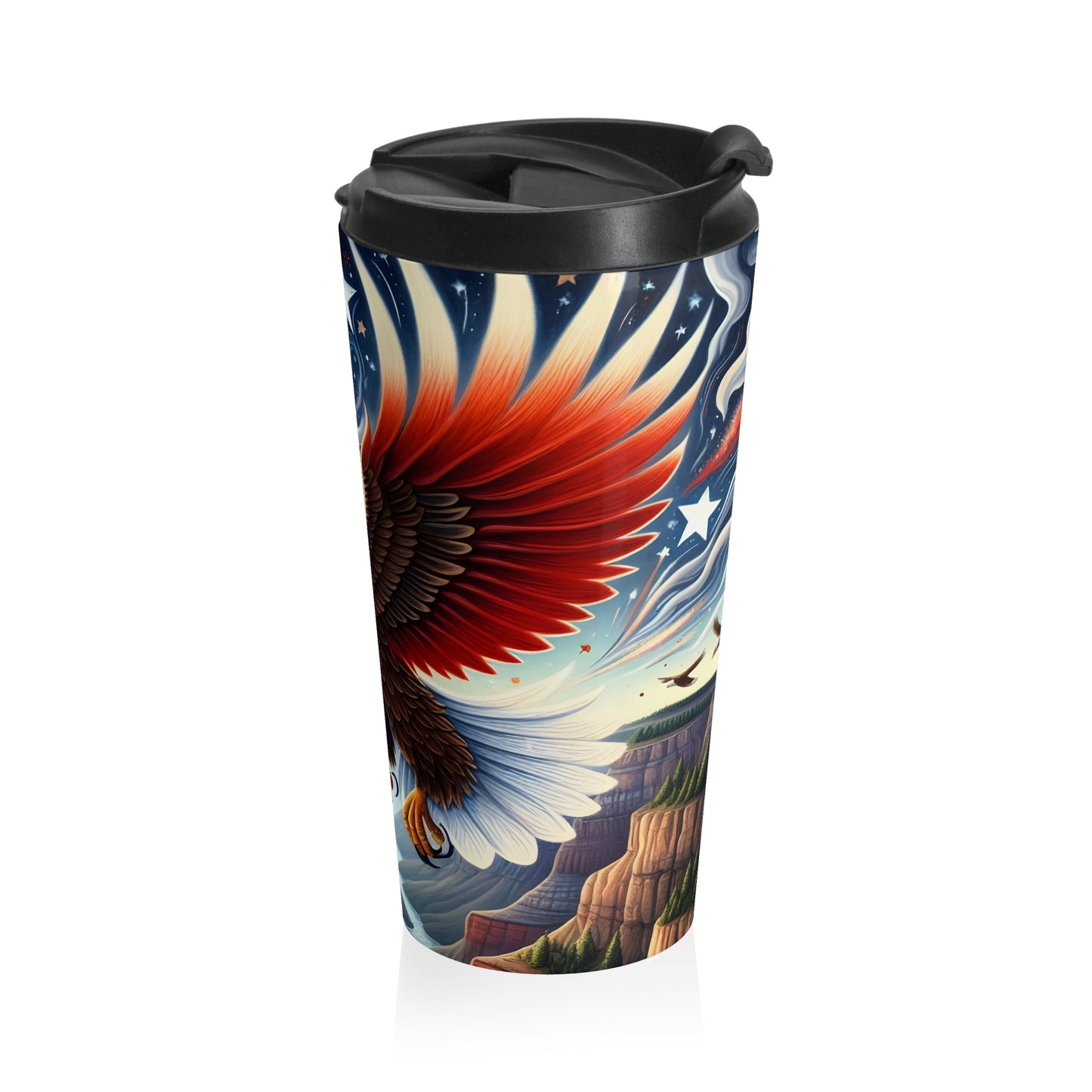 Freedom Flight Mug – 15oz Stainless Steel Travel Cup