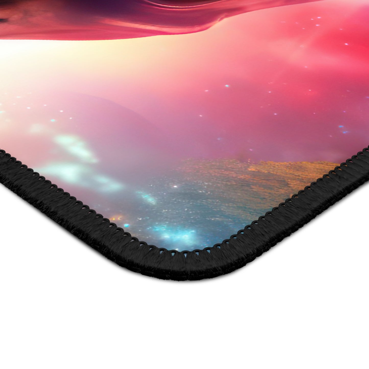 Cosmic Alien Portrait Mouse Pad