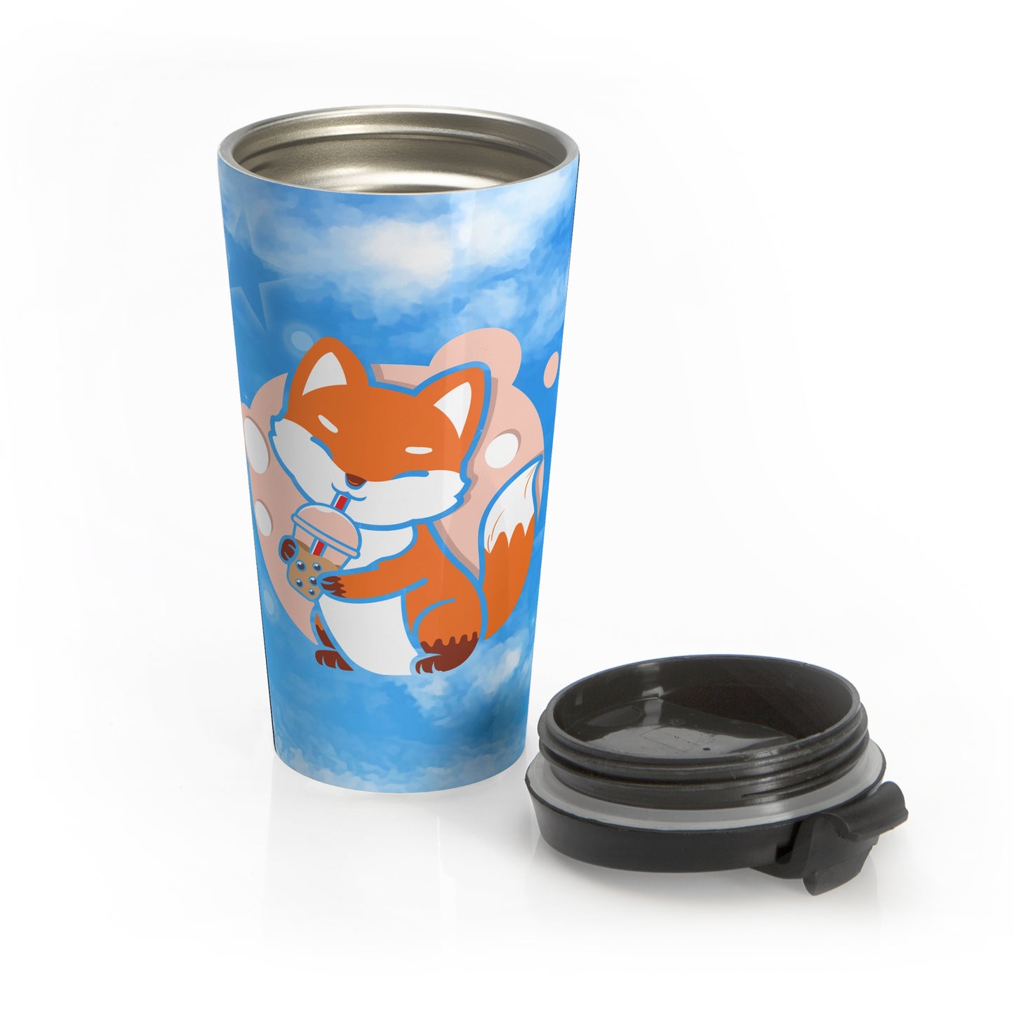 Boba Fox Stainless Steel Travel Mug – 15oz