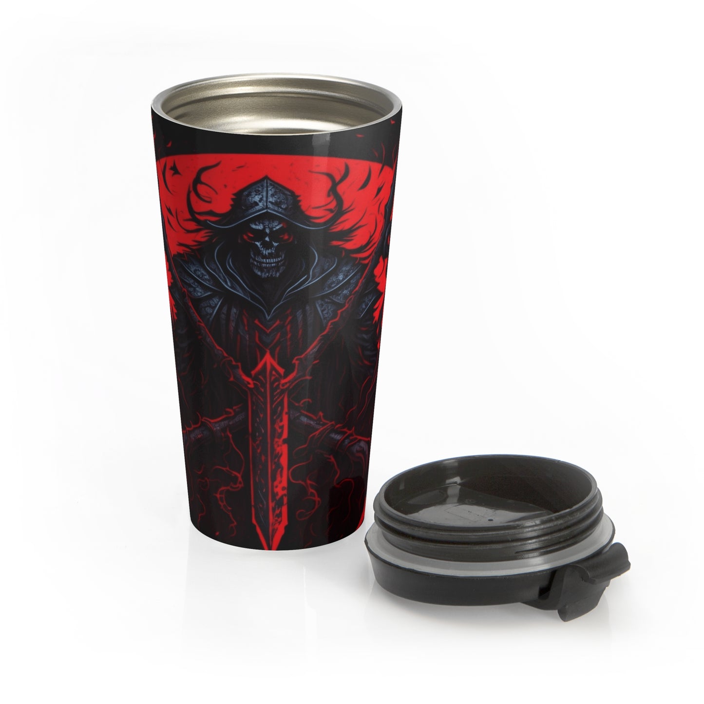 Dark Reaper Stainless Steel Travel Mug – 15oz
