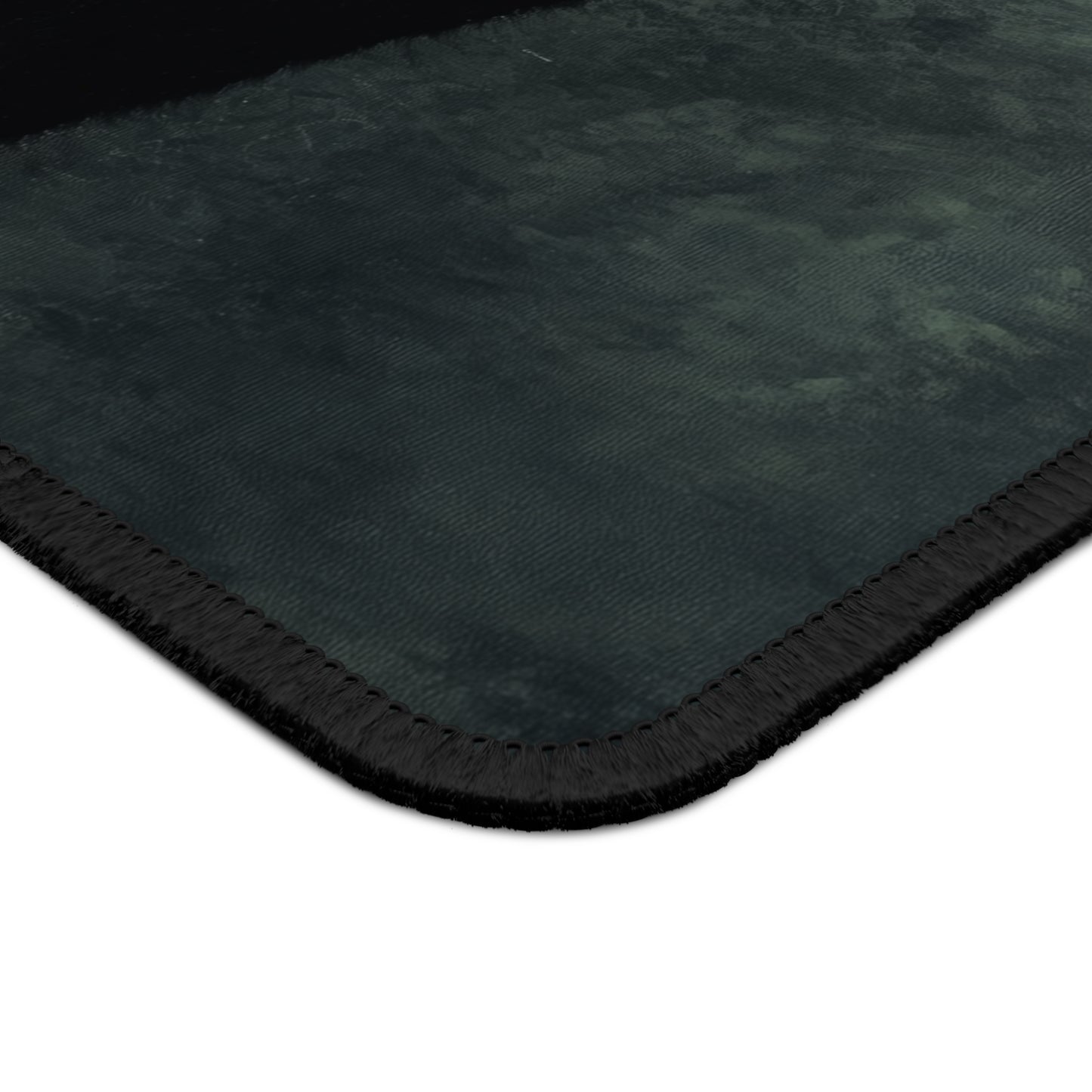 Midnight Black Cat Mouse Pad