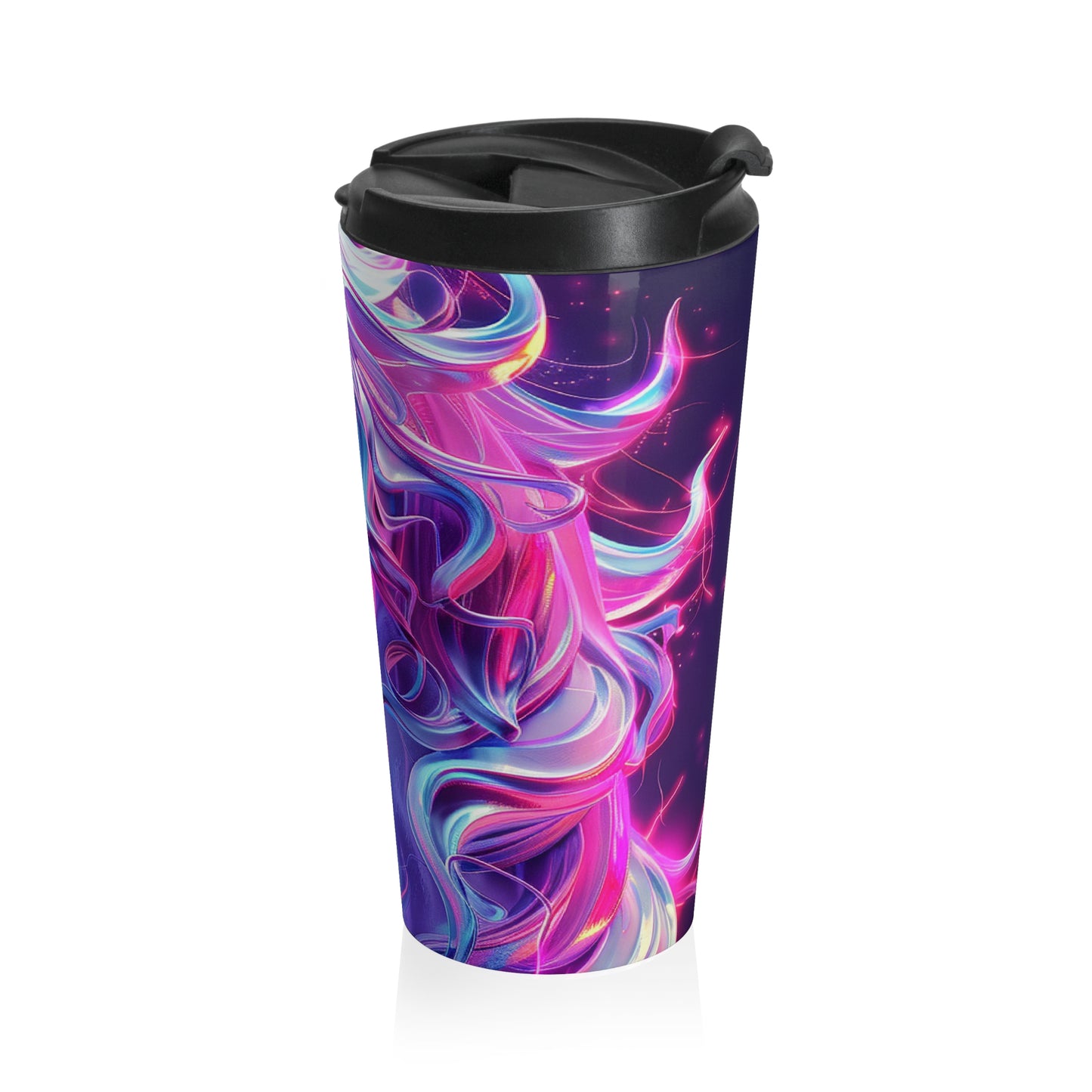 Cyber Unicorn Mug – 15oz Stainless Steel Travel Cup