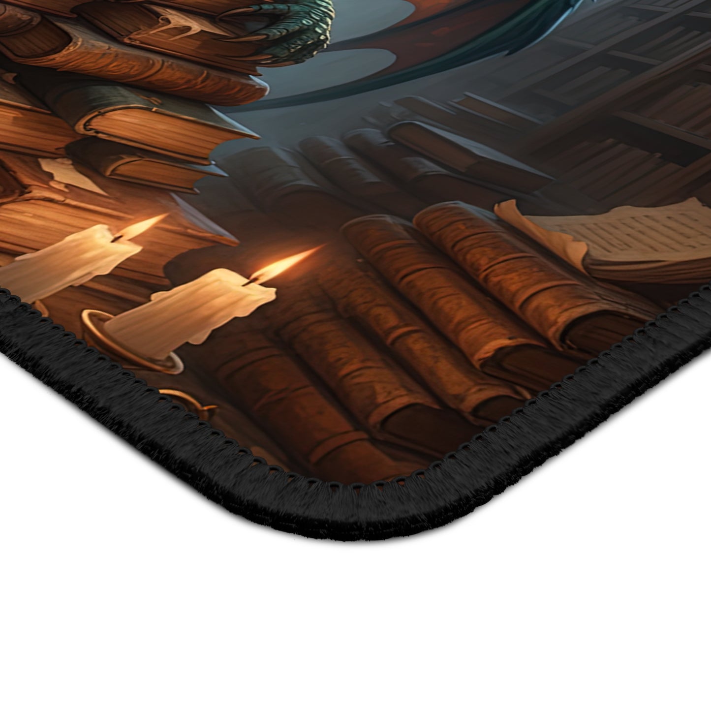 Bookwyrm Library Dragon Mouse Pad