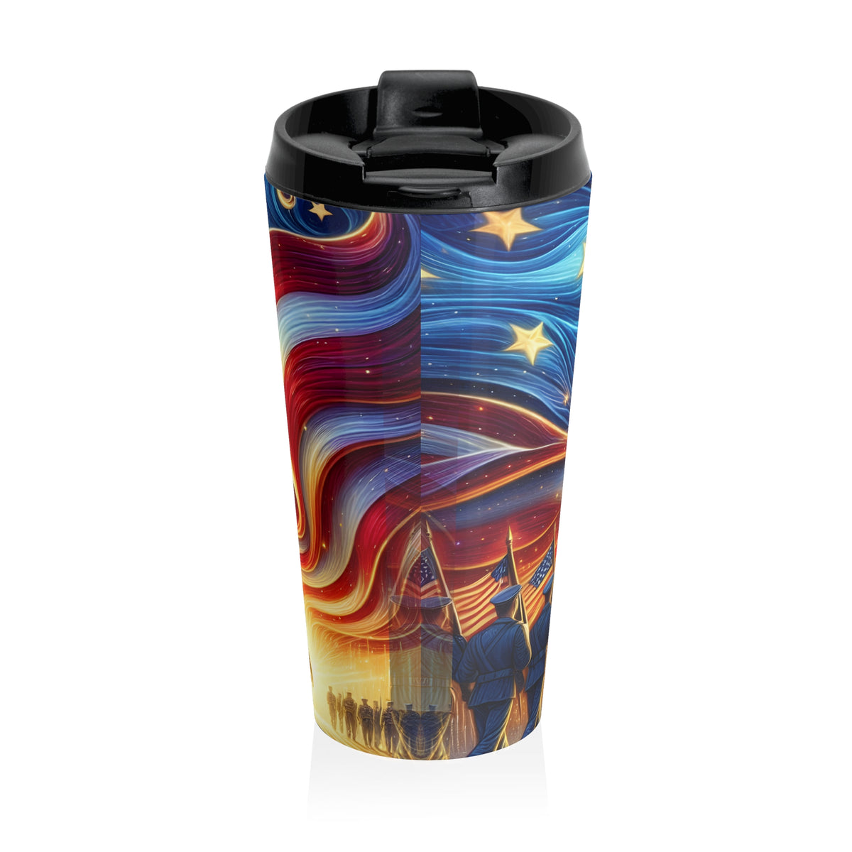 Honor & Freedom Military Tribute Stainless Steel Travel Mug