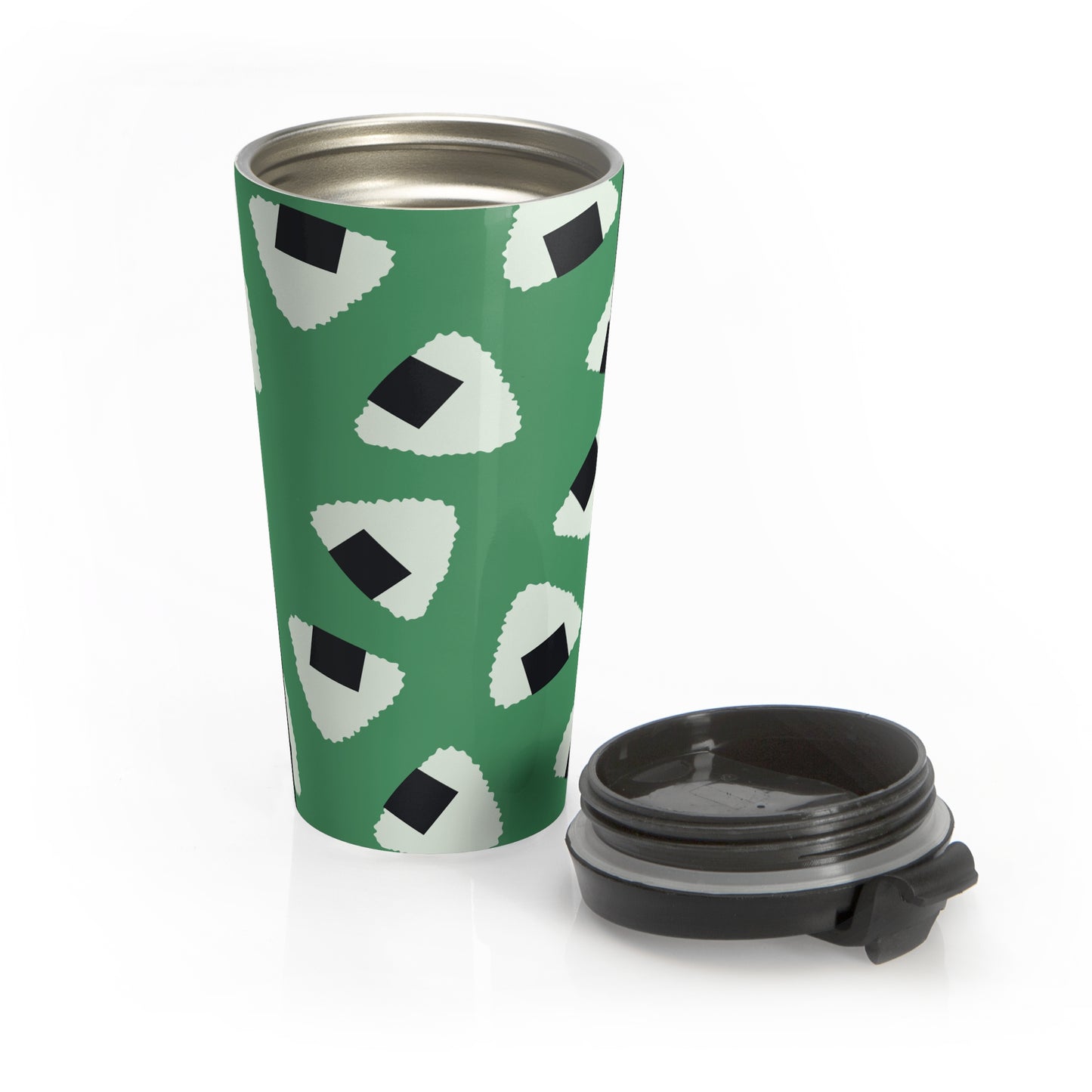 Onigiri Pattern Travel Mug