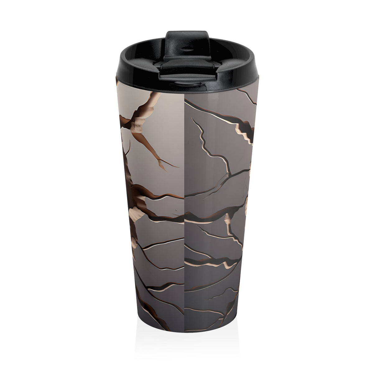 Creepy Alien Skeleton Breakout Stainless Steel Travel Mug