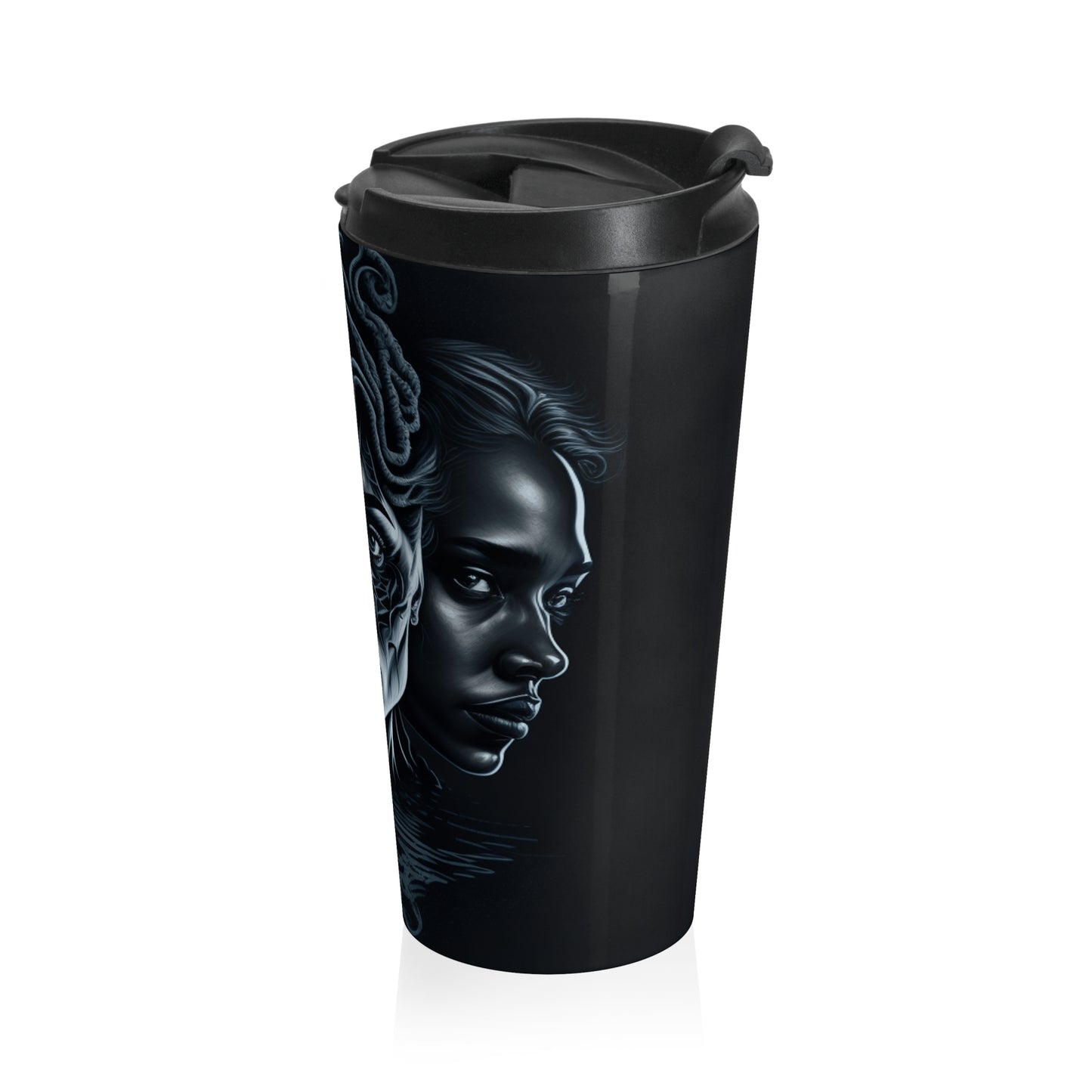 Medusa’s Gaze Stainless Steel Travel Mug – 15oz