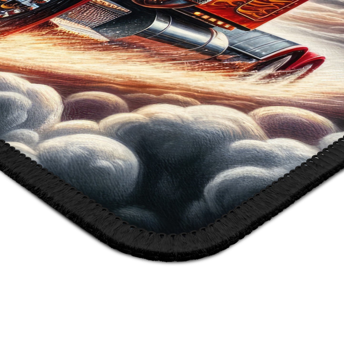 Blazing Big Rig Mouse Pad