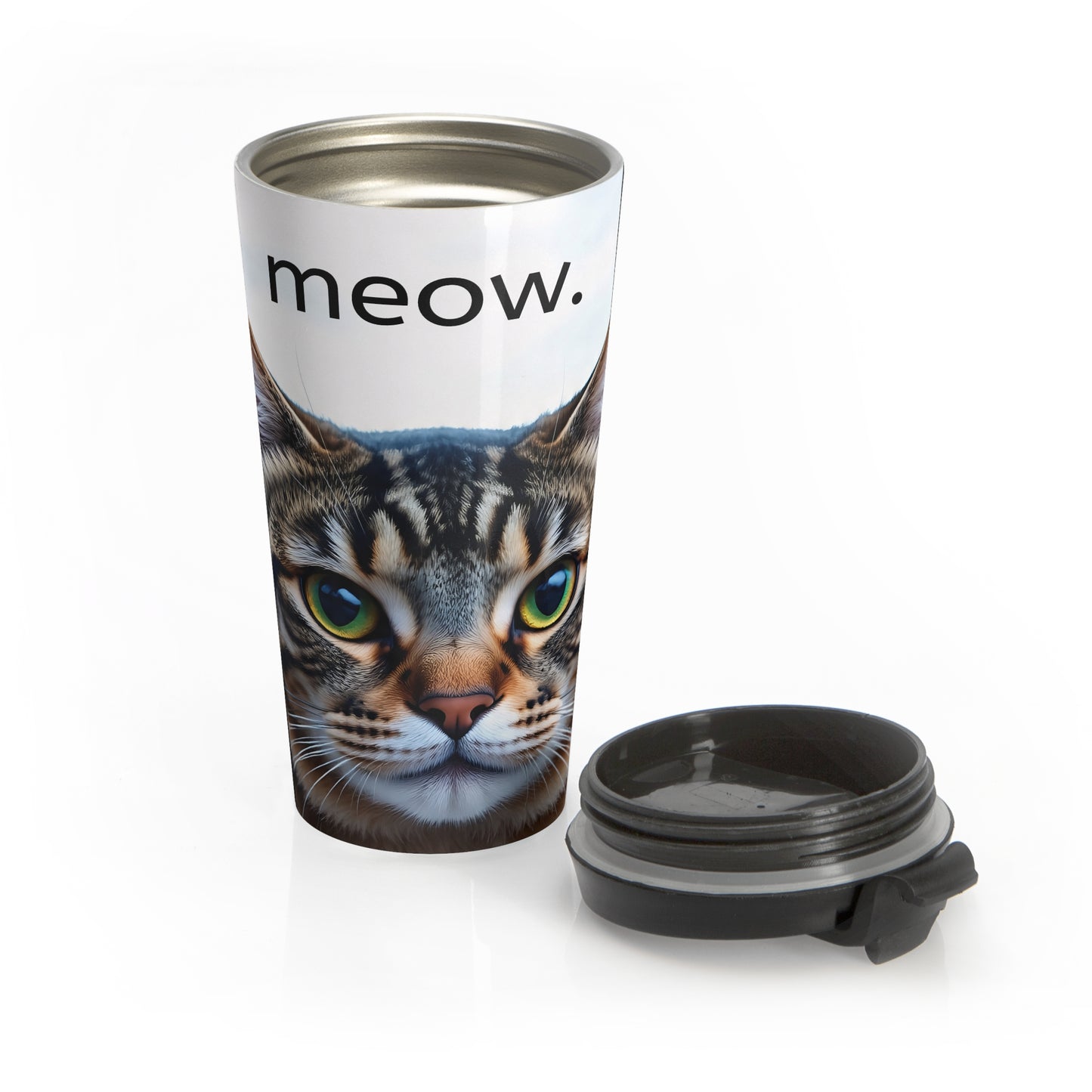 Meow Cat Travel Mug