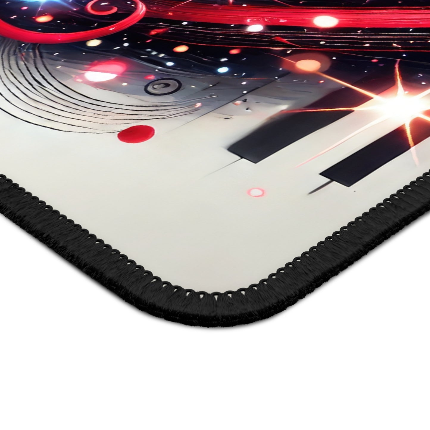 Crimson Melody Mouse Pad