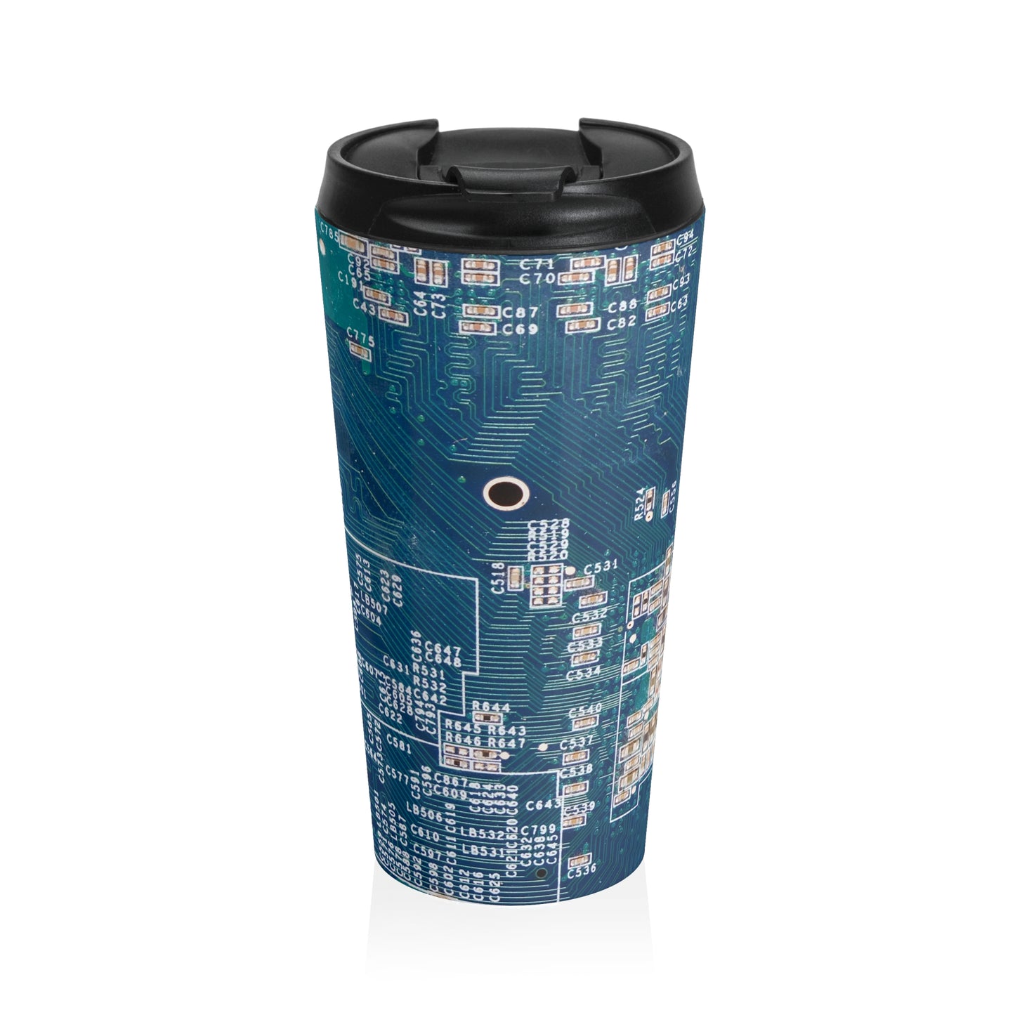 Tech Circuit Mug – 15oz Stainless Steel Travel Cup