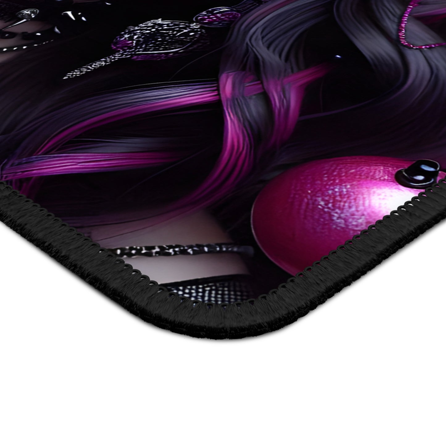 Pink Goth Anime Mouse Pad