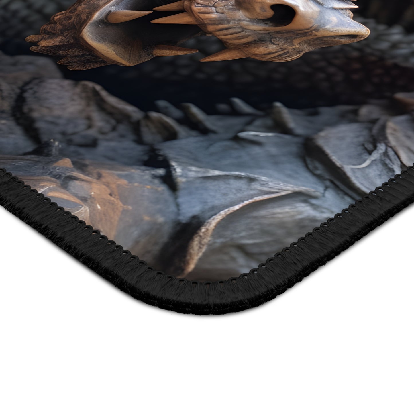Woodland Dragon Carving Mouse Pad