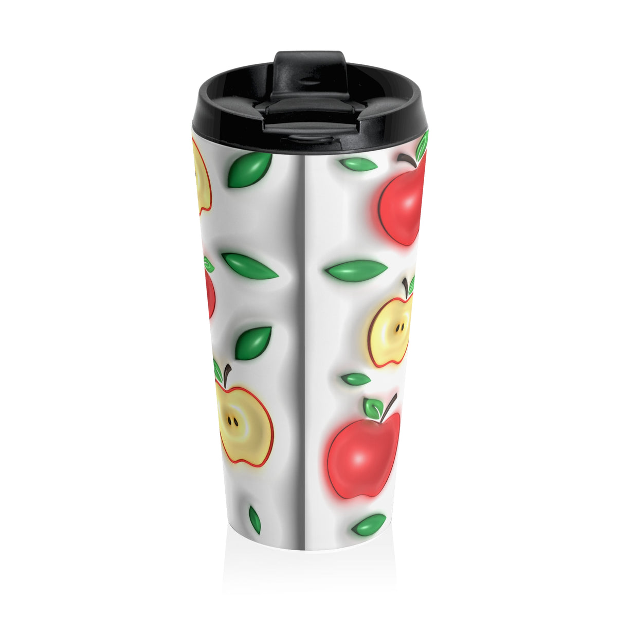 Apple A Day Red Apple Stainless Steel Travel Mug