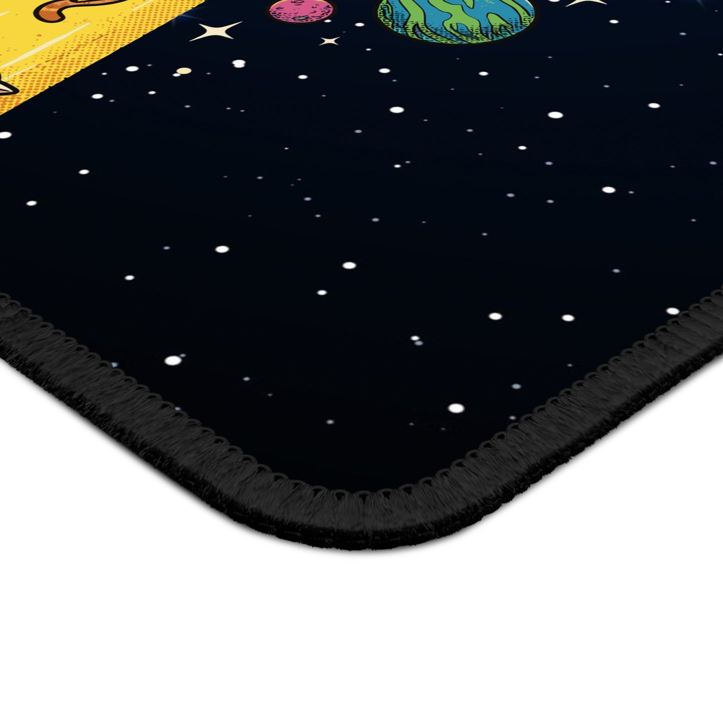 Alien Cat Abduction Mouse Pad
