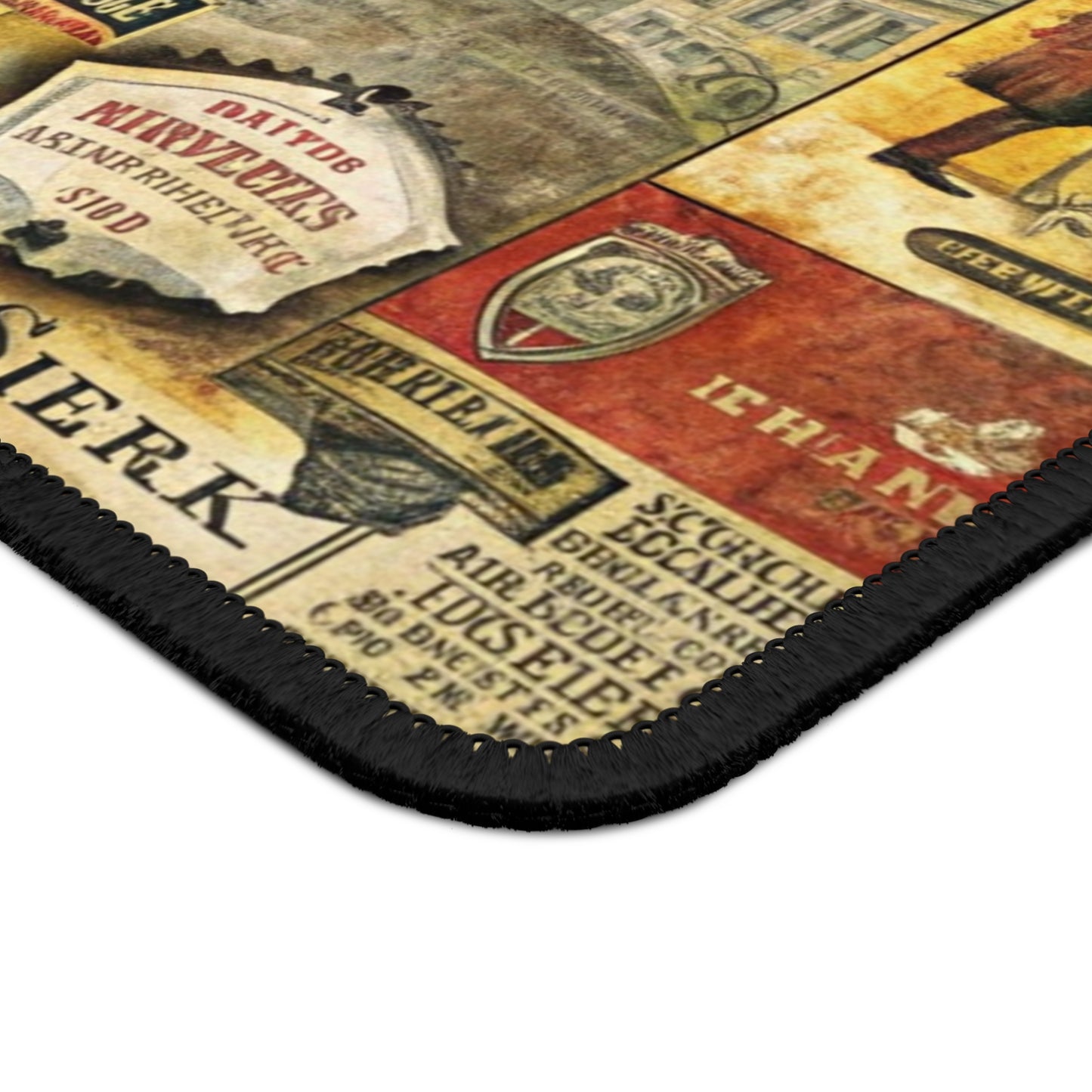 Vintage Victorian Collage Mouse Pad