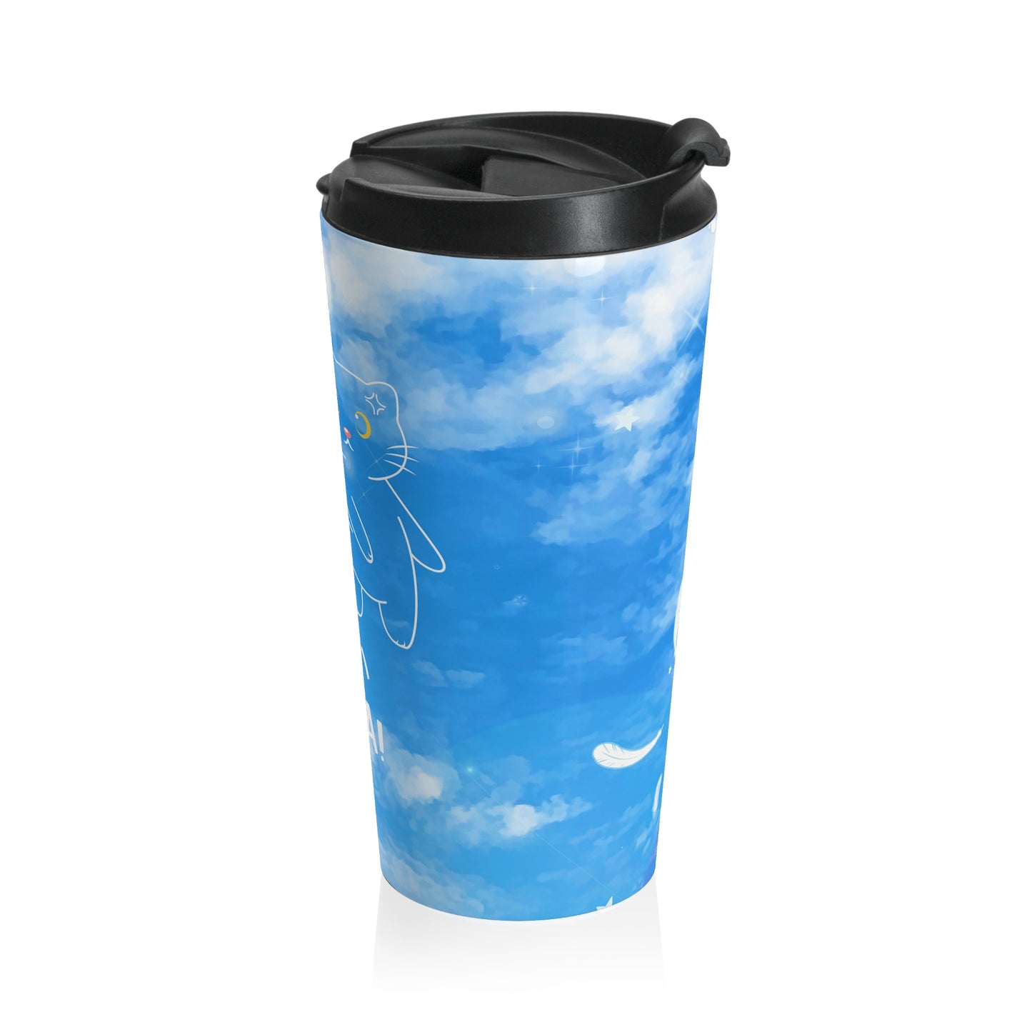 Baka Cats Stainless Steel Travel Mug – 15oz