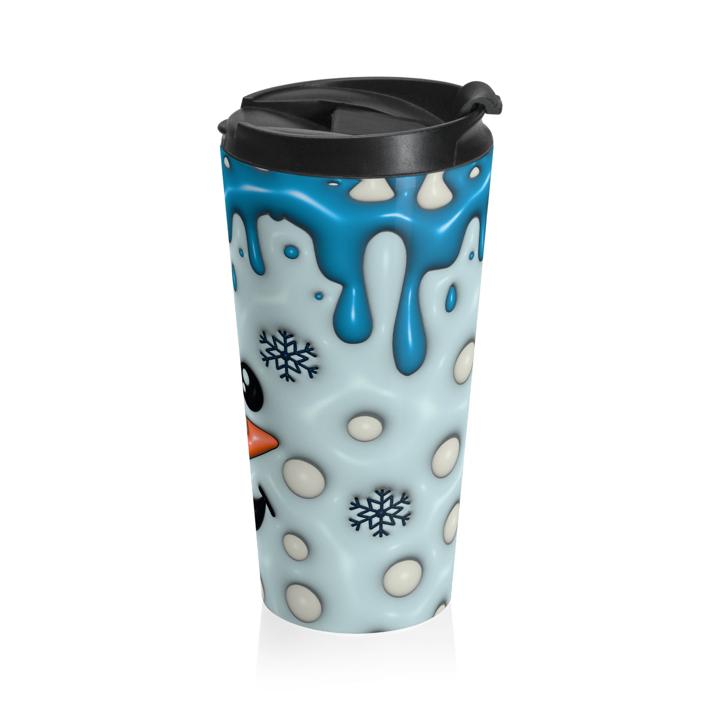 Frosty Face Mug – 15oz Stainless Steel Travel Cup