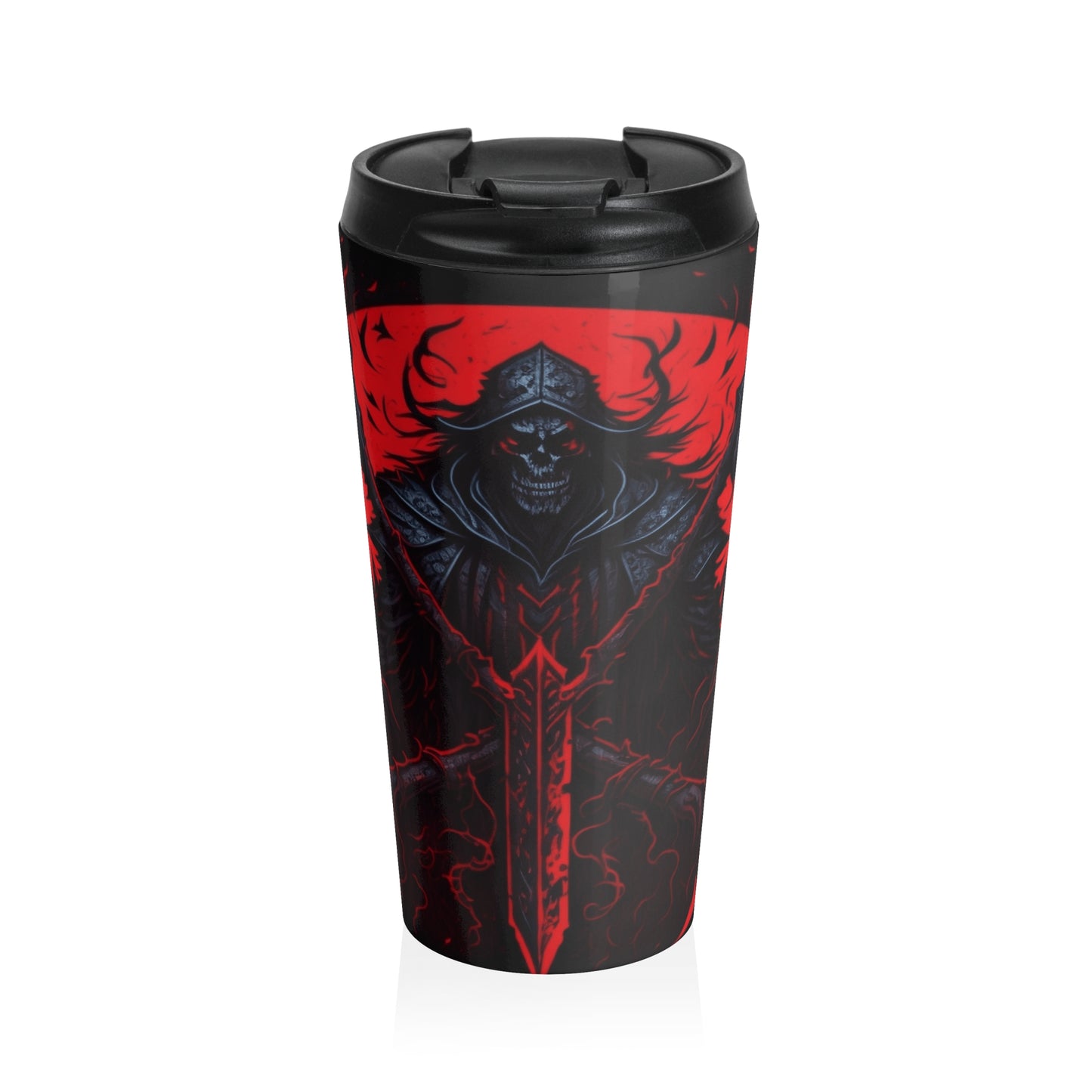 Dark Reaper Stainless Steel Travel Mug – 15oz