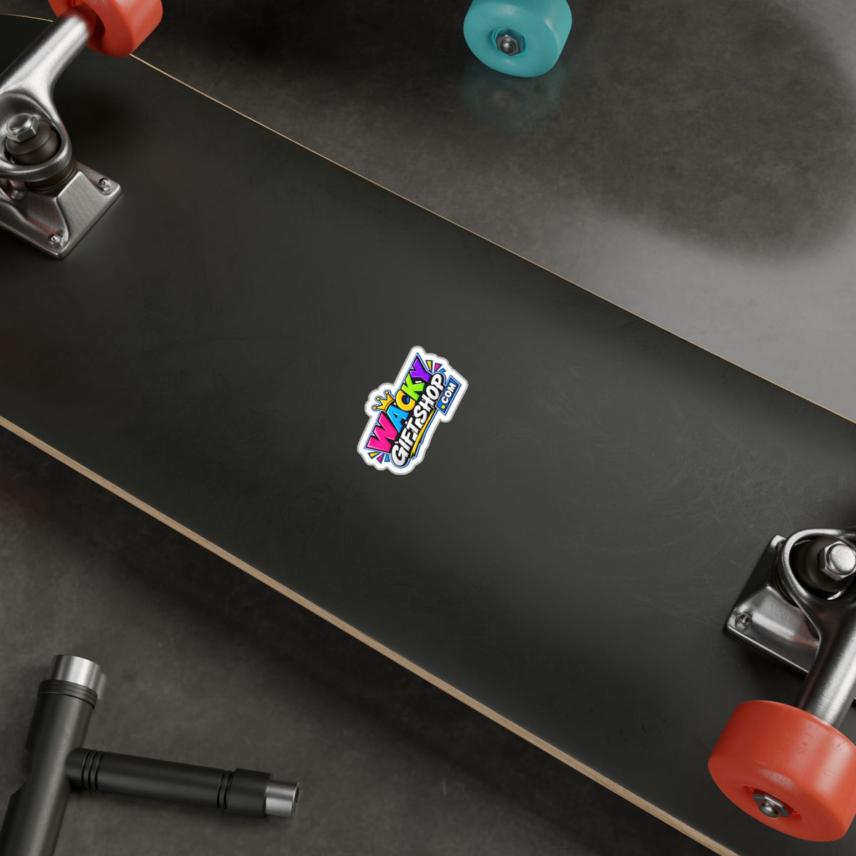 Official WackyGiftShop.com Logo Kiss-Cut Vinyl Sticker