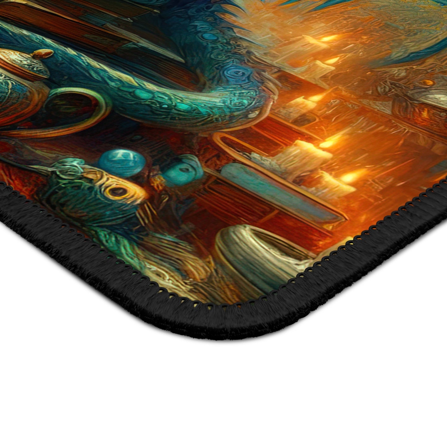 Mystic Library Dragon Mouse Pad