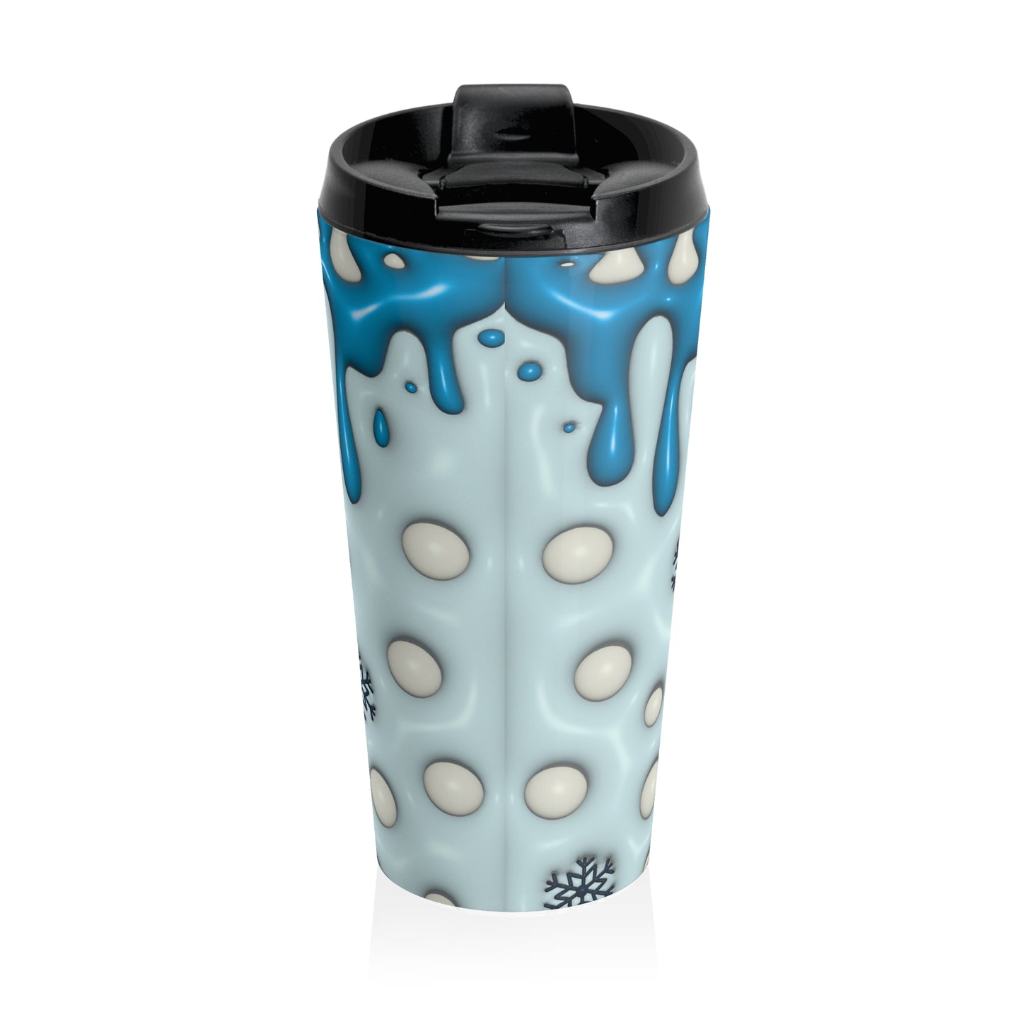 Frosty Face Mug – 15oz Stainless Steel Travel Cup