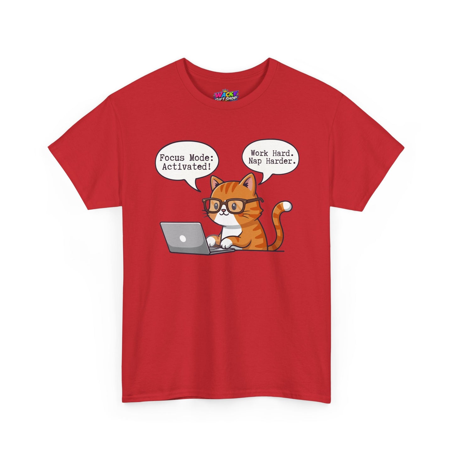Work Hard Nap Harder Cat T-Shirt