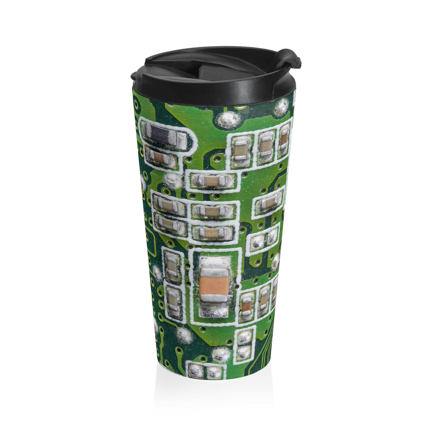 Tech Circuit Mug – 15oz Stainless Steel Travel Cup
