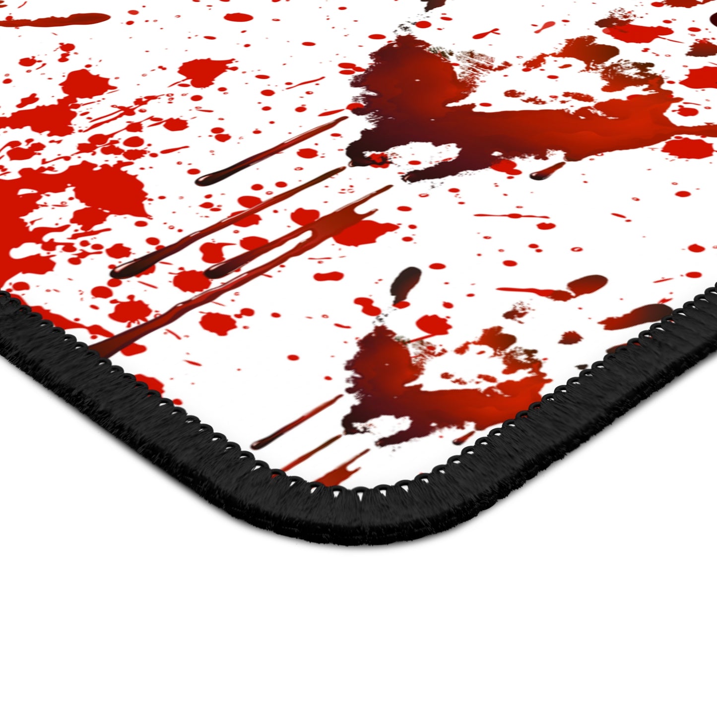 Momster Blood Splatter Gaming and Work Mouse Pad – 9x7 Anti-Slip Neoprene Desk Mat with Horror Design for Spooky Moms and Halloween Lovers