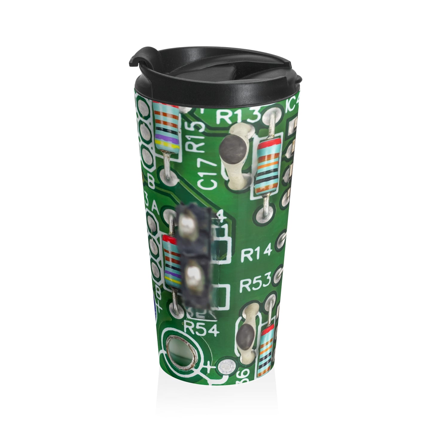 Tech Circuit Mug – 15oz Stainless Steel Travel Cup