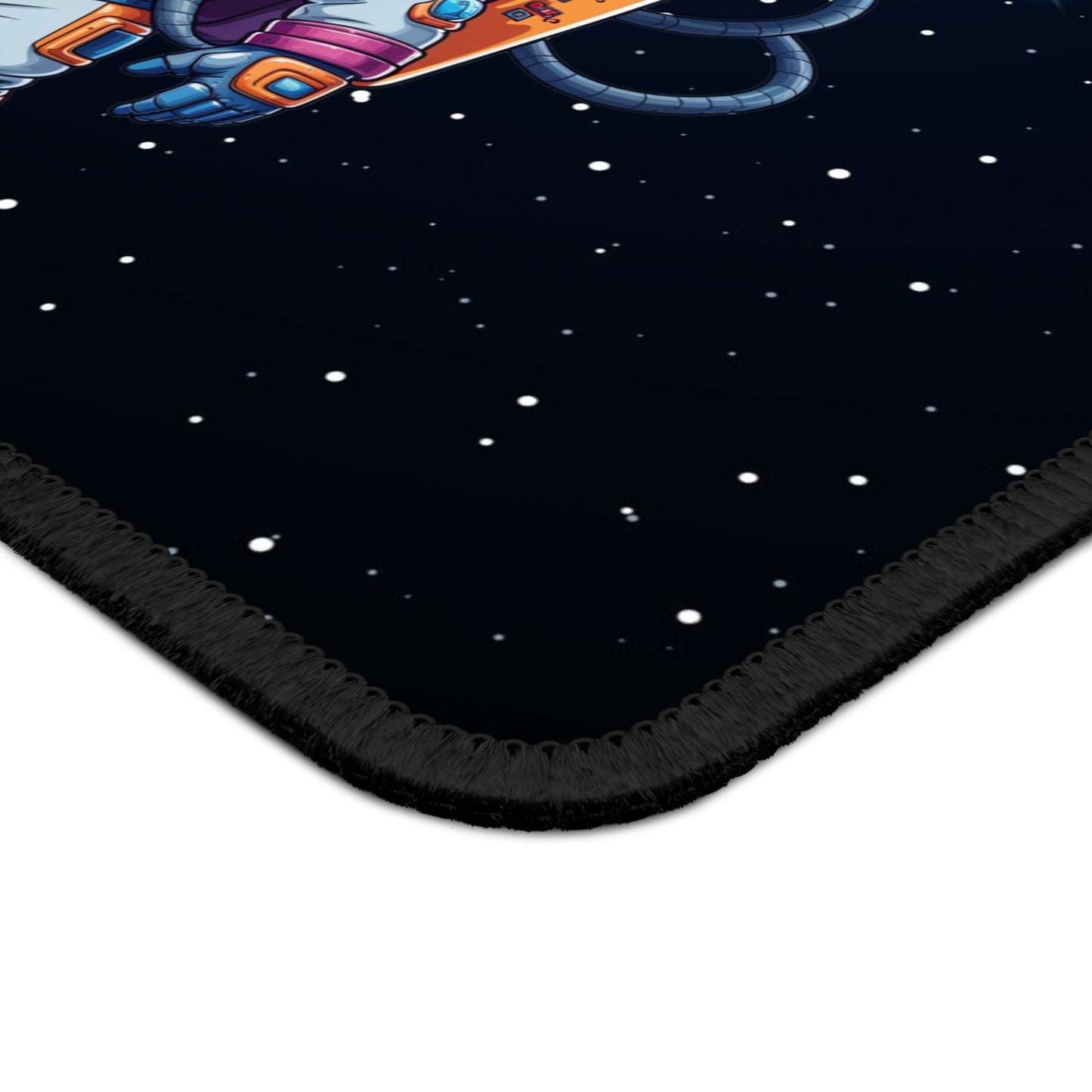 Little Astronaut and Robot Mouse Pad