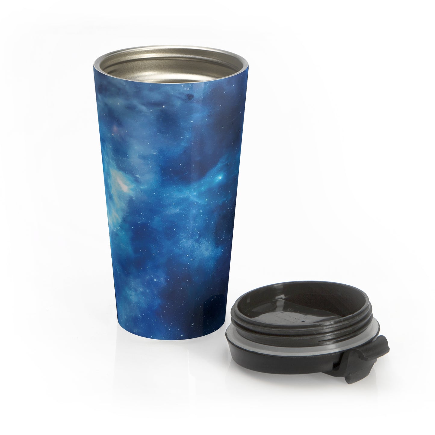 Blue Nebula Stainless Steel Travel Mug – 15oz
