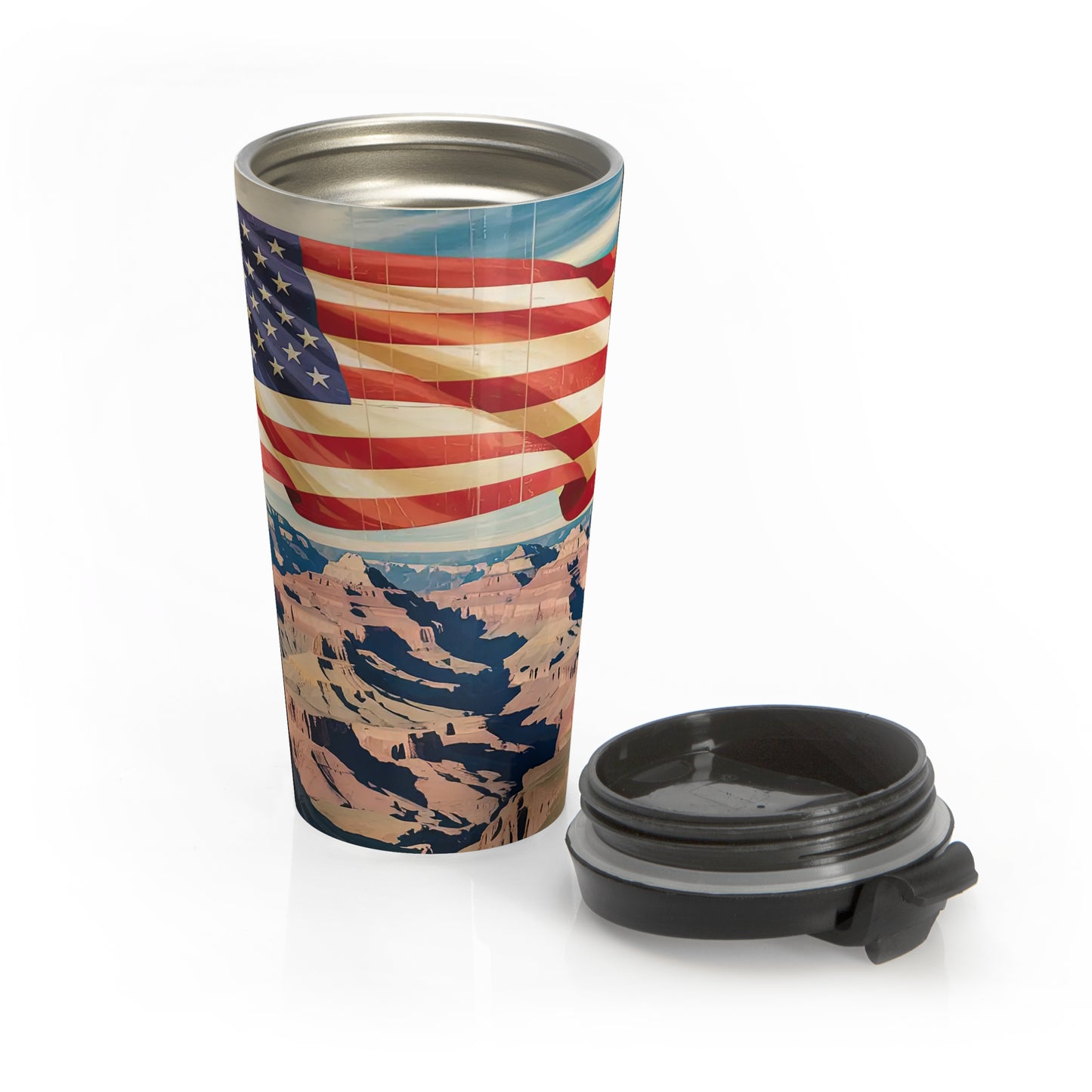 American Canyon Mug – 15oz Stainless Steel Travel Cup