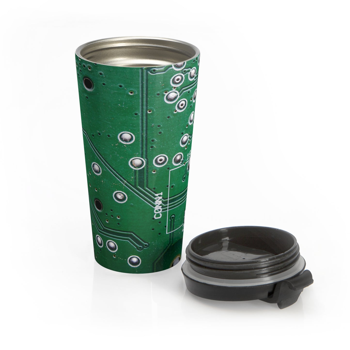 Green Circuit Board Mug – 15oz Stainless Steel Travel Cup