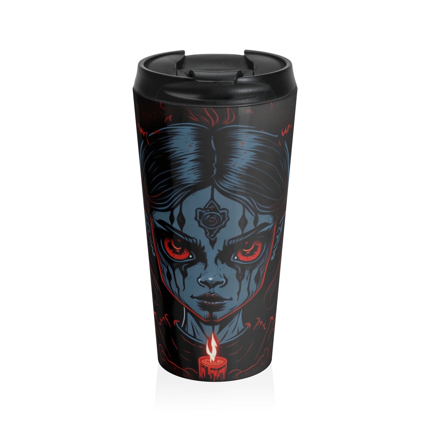 Candle Hex Stainless Steel Travel Mug – 15oz