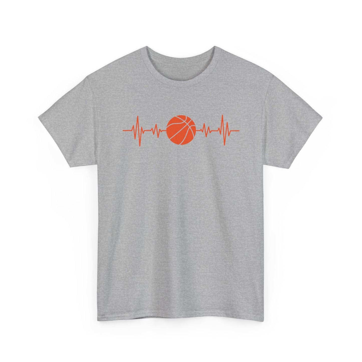 Basketball Heartbeat Shirt – Sports Lover Tee