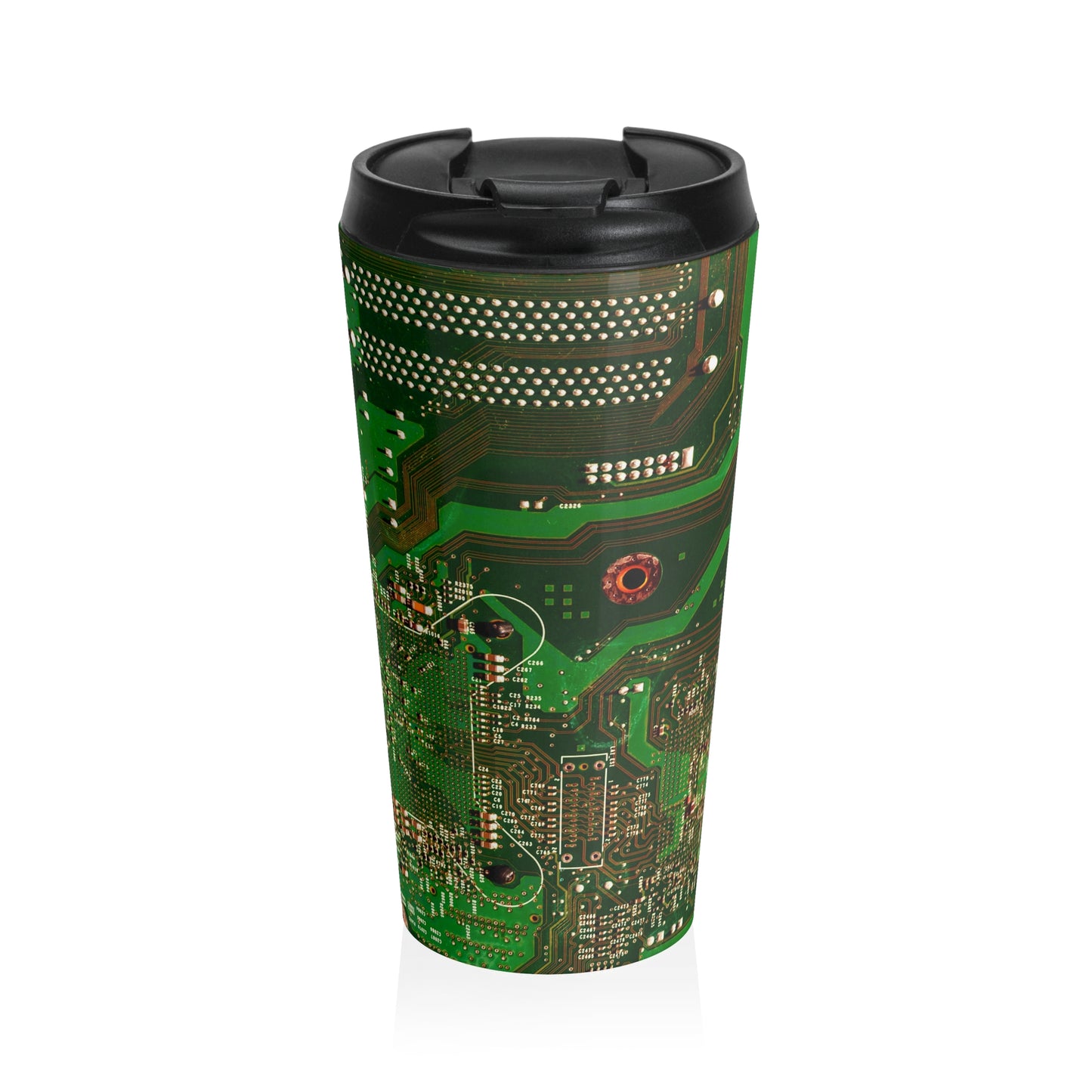 Tech Circuit Mug – 15oz Stainless Steel Travel Cup