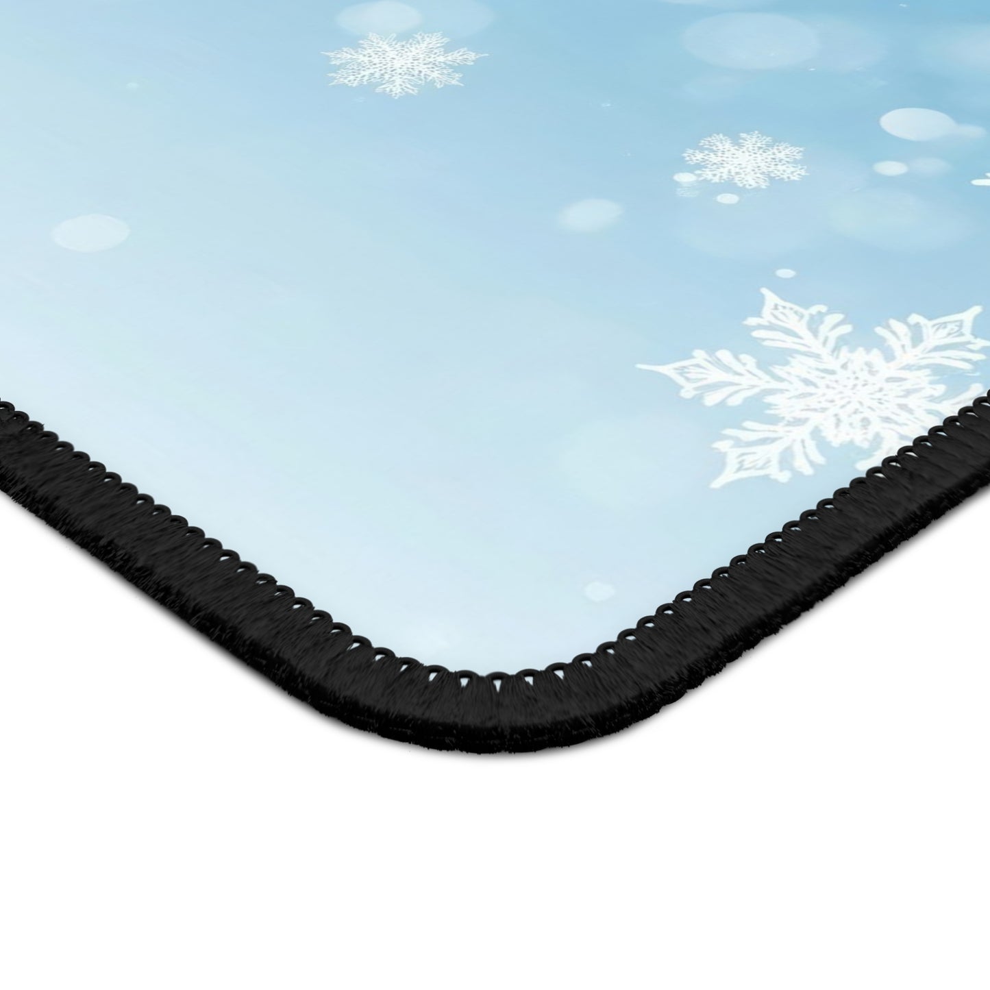 Soft Snowfall Serenity Mouse Pad