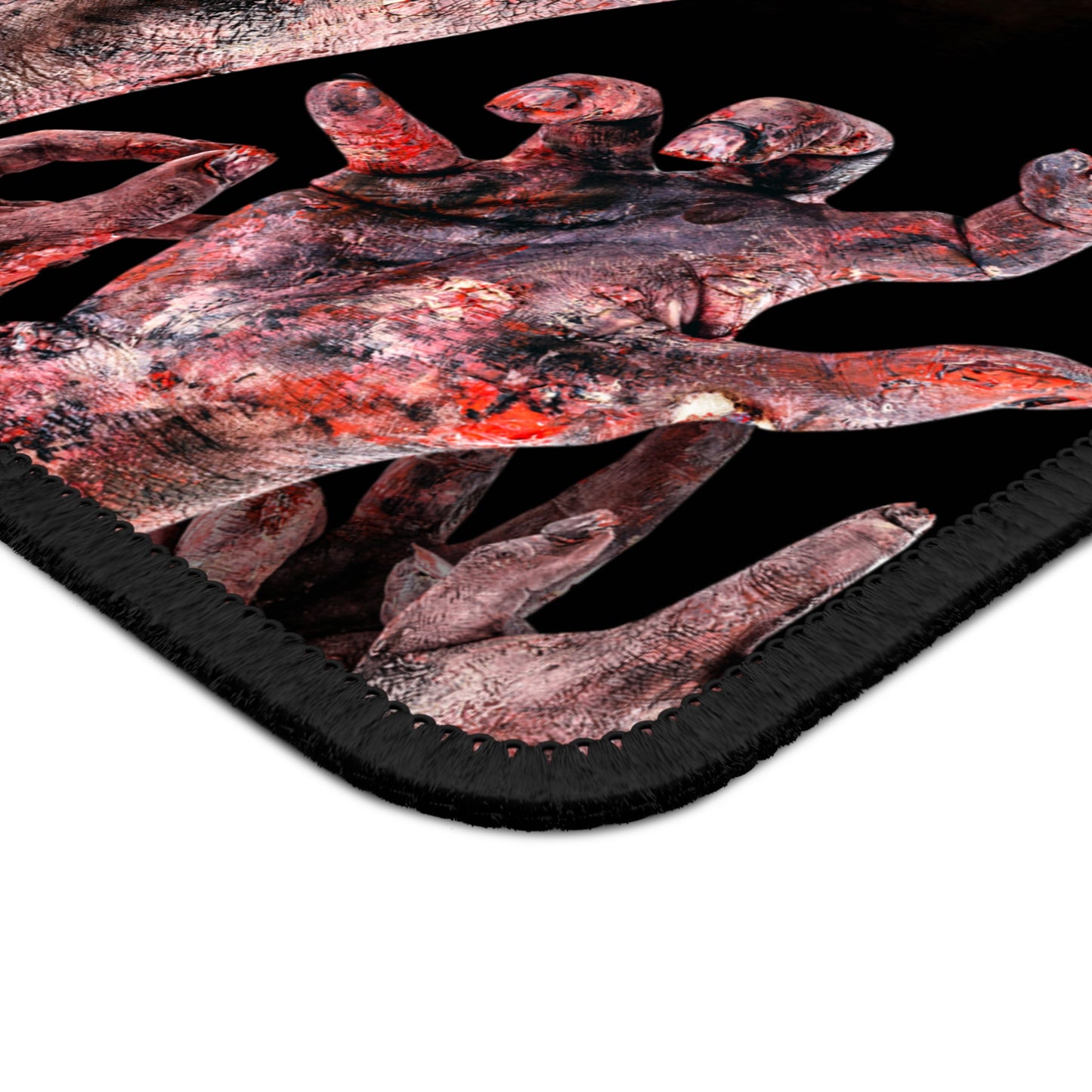 Zombie Rise Gaming and Work Mouse Pad – 9x7 Anti-Slip Neoprene Desk Mat with Undead Graveyard Design for Horror Fans and Gamers