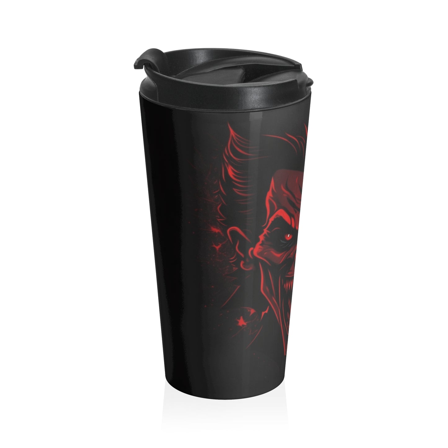 Infernal Grin Stainless Steel Travel Mug – 15oz