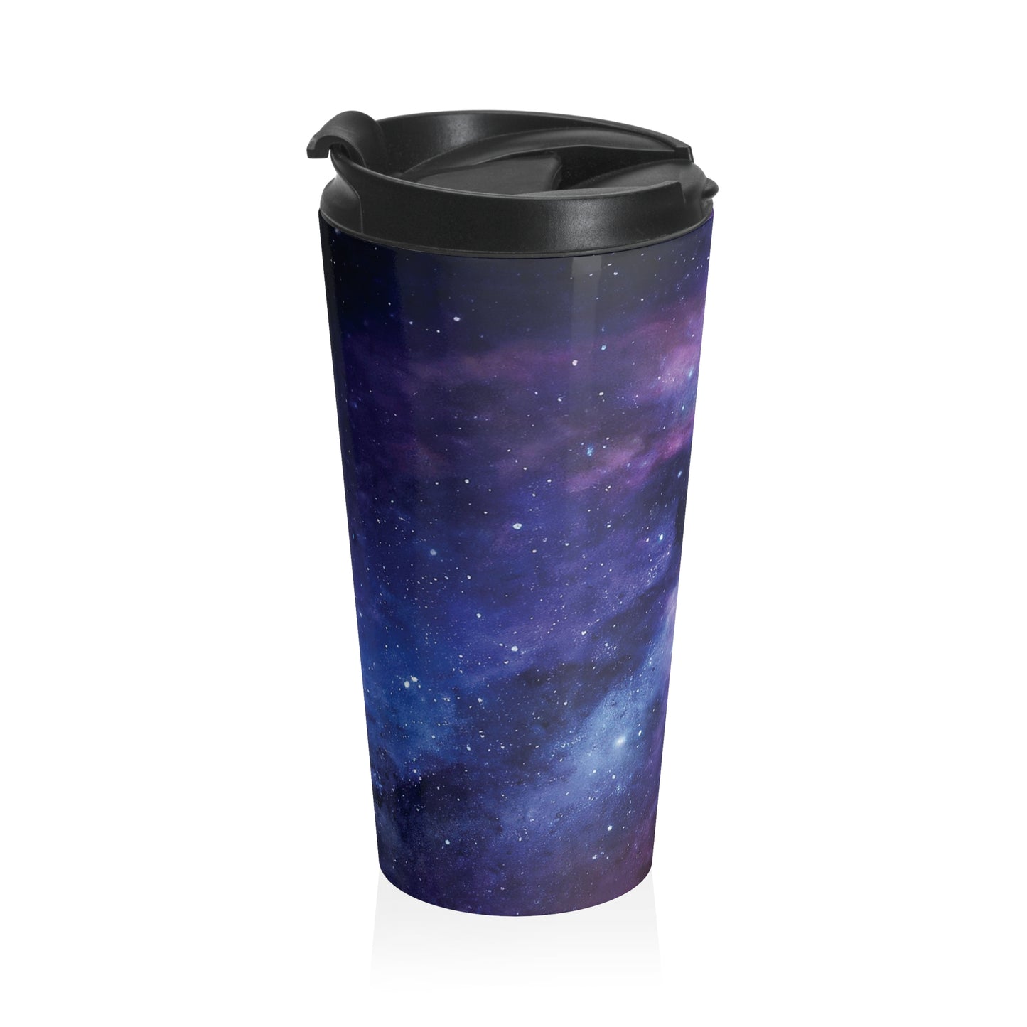 Violet Nebula Stainless Steel Travel Mug – 15oz