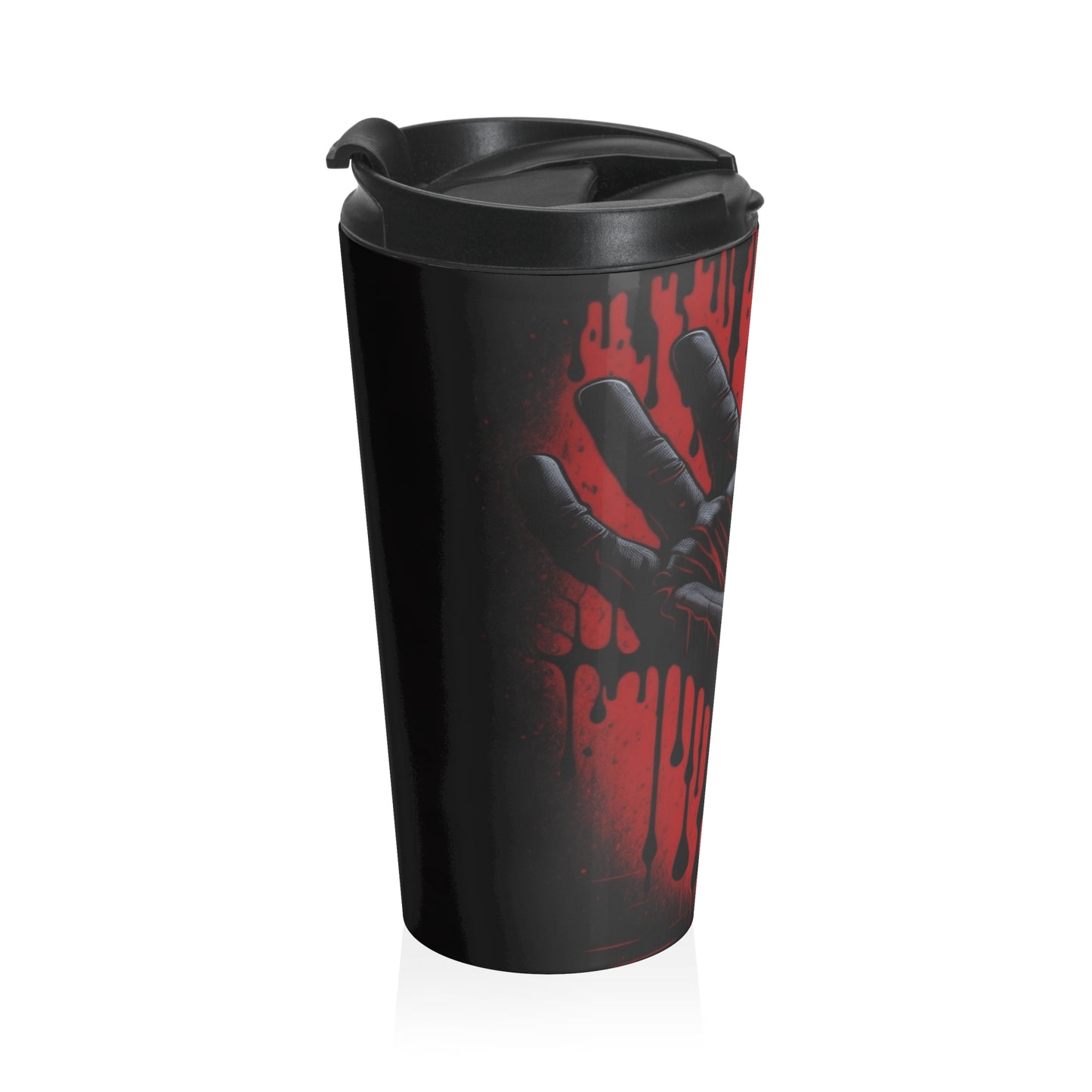 Crimson Grasp Stainless Steel Travel Mug – 15oz